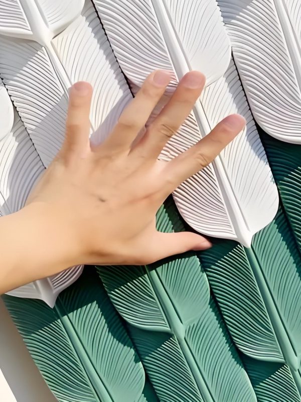PU Feather Stone