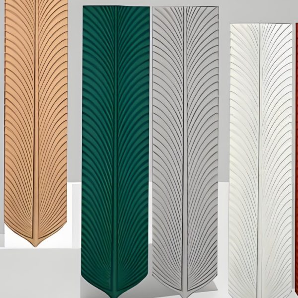 Lightweight and rich in colors PU Feather Stone