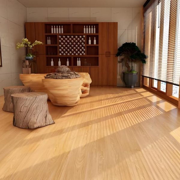 Eco-friendly SPC  Flooring Fireproof Waterproof Easy Installation Stylish PVC Customizable Accessories