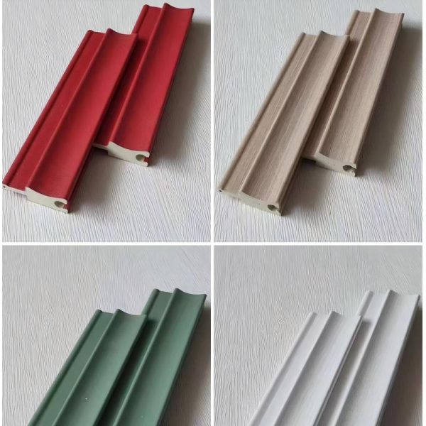 Fluted Wpc Panel Wall with Eco Friendly PVC Material and Custom Size Board Wpc Roating Wall Panel