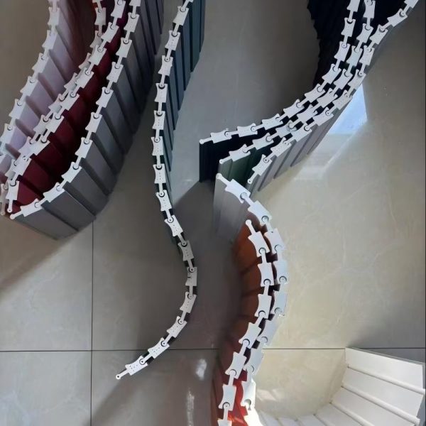Fluted Wpc Panel Wall with Eco Friendly PVC Material and Custom Size Board Wpc Roating Wall Panel