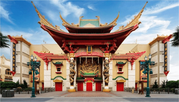 GRC, GRG, UHPC Artistic Concrete Panels，Building exterior facade，Theme park
