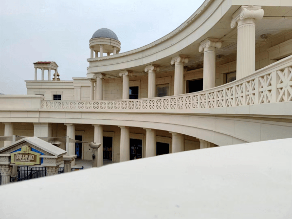GRC, GRG, UHPC Artistic Concrete Panels，Building exterior facade，Theme park