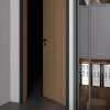 aluminum-wood door