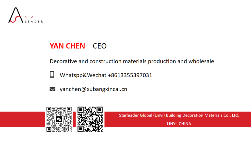We are a Chinese source factory for decoration materials. Our main products include UV boards, PVC boards, SPC flooring, SPC wall panels, and polyester fiber sound - absorbing boards.