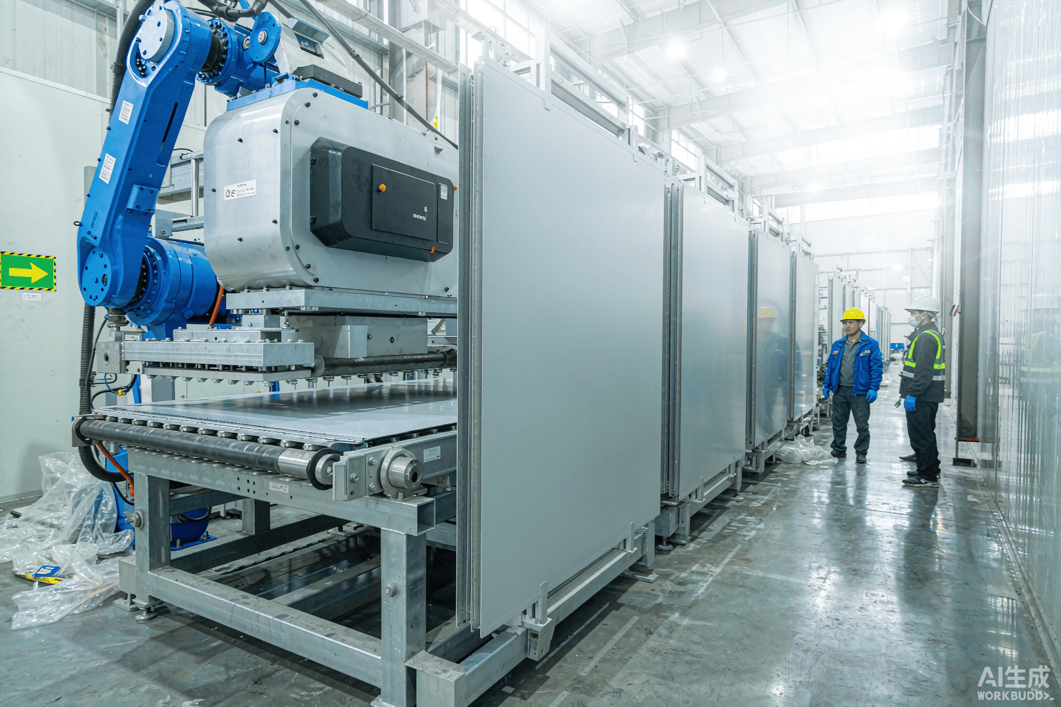 Automated honeycomb panel production line