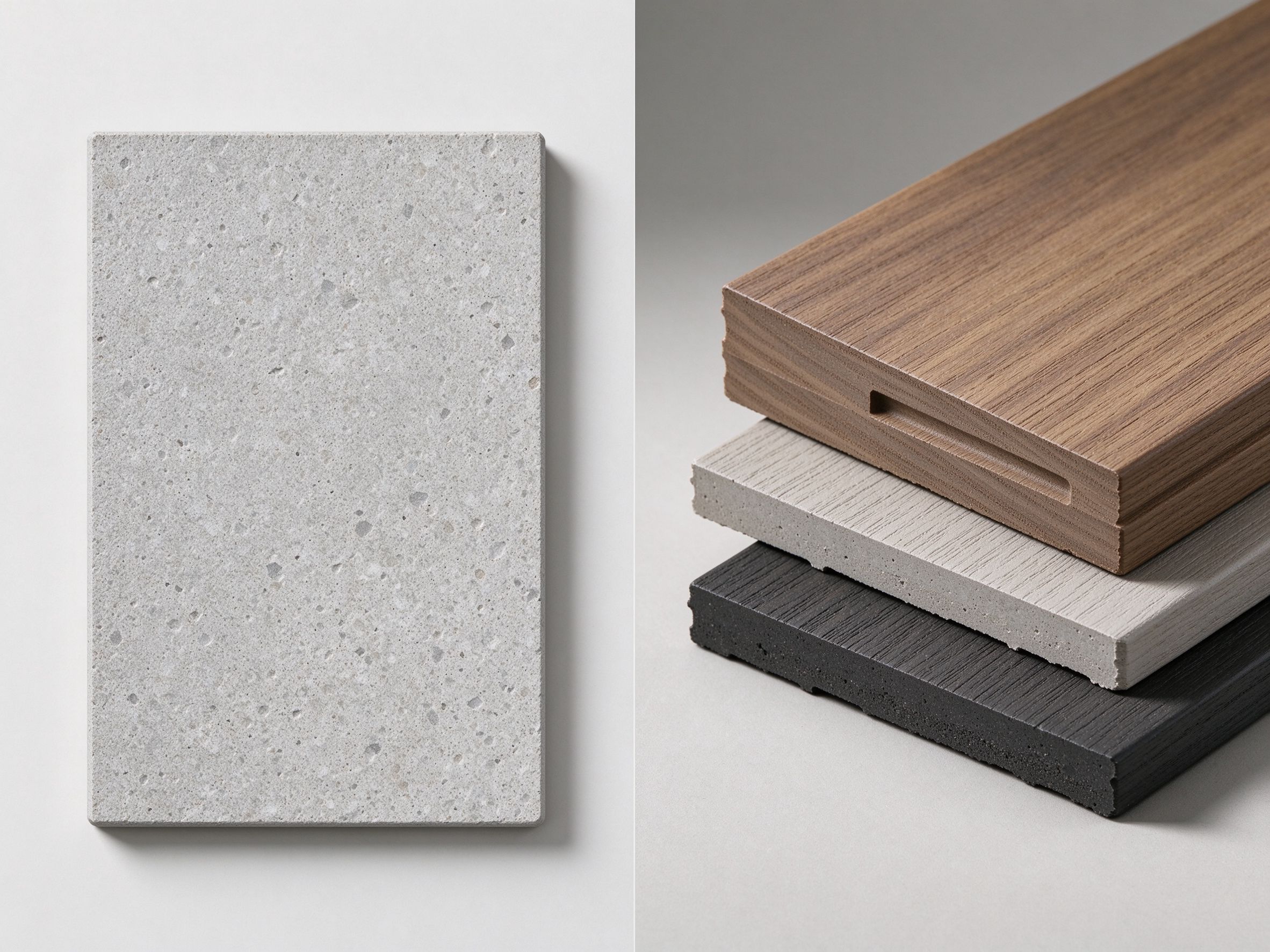 SPC stone polymer panel sample alongside WPC
</p>
</div></article><article class=